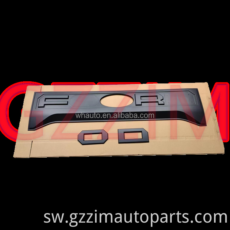 rear door decorative board body kit tail door plate back gate board cover  for ranger 2022+